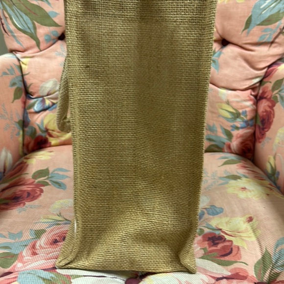 Jute Grocery/Beach Bag Tan/White Polka Dot - Picture 11 of 13